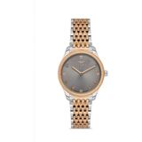 Ferro FL21512AWT-E4 Quartz Çelik Rose/gri 30 mm Kadın Kol Saati - tek ebat
