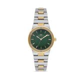 Ferro Fl21586awt-D6 Quartz Çelik Altın/Gri Yeşil Kadran 31 Mm Kadın Kol Saati