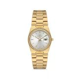 Ferro Fl21596awt-B Quartz Çelik Altın Rengi 30 Mm Kadın Kol Saati