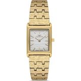 Ferro FL21599AWT-B Quartz Çelik Altın Rengi 22 mm Kadın Kol Saati - tek ebat