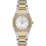 Ferro FL21616AWT-D Quartz Çelik Altın/gri 27 mm Kadın Kol Saati - tek ebat