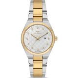 Ferro FL21631AWT-D Quartz Çelik Altın/gri 32 mm Kadın Kol Saati - tek ebat