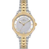 Ferro FL21632AWT-D Quartz Çelik Altın/gri 32 mm Kadın Kol Saati - Altın - Metalik Gri