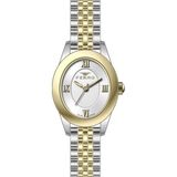 Ferro FL40170A-D Quartz Çelik Gri Sarı 22 mm Kadın Kol Saati - tek ebat