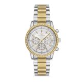 Ferro FL41258A-D Quartz Çelik Altın Gri 36 mm Kadın Kol Saati