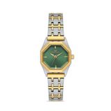 Ferro Fl43019a-D6 Quartz Çelik Altın/Gri Yeşil 26 Mm Kadın Kol Saati