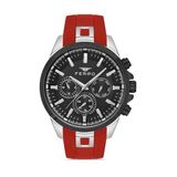 Ferro Fm11379dwt-J Quartz Çelik Silikon Siyah 46 Mm Erkek Kol Saati