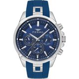 Ferro FM11379DWT-L3 Quartz Silikon Lacivert 46 mm Erkek Kol Saati - tek ebat