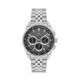 Ferro Fm11749a-A Quartz Çelik Gri Siyah Kadran 44 Mm Erkek Kol Saati
