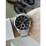 Ferro Fm11758awt-A2 Quartz Çelik Gri Siyah Kadran 43 Mm Erkek Kol Saati