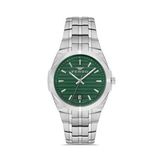 Ferro Fm40143a-A6 Quartz Çelik Gri Yeşil Kadran 42 Mm Erkek Kol Saati