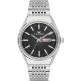 Ferro Fm43012a-A2 Quartz Çelik Gri Siyah Kadran 40 Mm Erkek Kol Saati