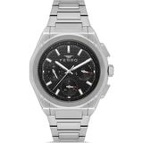 Ferro Fm43013a-A2 Quartz Çelik Gri Siyah Kadran 43 Mm Erkek Kol Saati