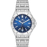 Ferro Fm43017a-A3 Quartz Çelik Gri Lacivert Kadran 41 Mm Erkek Kol Saati