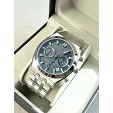 Ferro Fm43022a-A3 Quartz Çelik Gri Lacivert Kadran 41 Mm Erkek Kol Saati