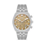 Ferro Fm43022a-A7 Quartz Çelik Gri Sarı Kadran 42 Mm Erkek Kol Saati