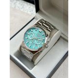 Ferro FM43027A-A15 Quartz Çelik Gri Turkuaz Kadran 42 mm Erkek Kol Saati - tek ebat