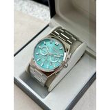 Ferro Fm43027a-A15 Quartz Çelik Gri Turkuaz Kadran 42 Mm Erkek Kol Saati