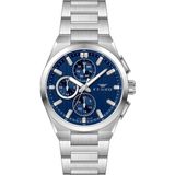 Ferro FM43037A-A3 Quartz Çelik Gri Lacivert Kadran 44 mm Erkek Kol Saati - tek ebat