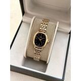 Ferro Fm88091a-B2 Quartz Çelik Altın Rengi Siyah Kadran 22 Mm Kadın Kol Saati