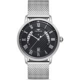 Ferro Gümüş Hasır Kordon Erkek Kol Saati F11050C-1117-A2 F11050C-1117-A2 - Renkli