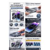 Ferro İphone 11 Pro Max 5D Hayalet Ekran Koruyucu - Aparatlı Kolay Uygulama - 9H Tam Kaplama Full Cam