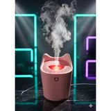 Ferro K3 Taşınabilir 2 Litre Hava Nemlendirici - Atmosfer Işıklı Ultrasonik Buhar Makinesi Pembe