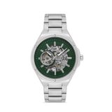 Ferro Otomatik Celik Gri Yesil Kadran 44 Mm Erkek Kol Saati
