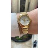 Ferro Quartz Çelik Altın Rengi 32 mm Kelebek Kilitli Kadın Kol Saati