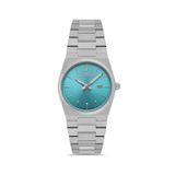 Ferro Quartz Çelik Gri Turkuaz Kadran 32 Mm Kadın Kol Saati