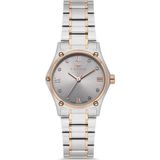 Ferro Quartz Çelik Rose/gri 30 mm Kadın Kol Saati - Rose - Gri