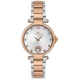 Ferro Quartz Çelik Rose/gri 32 mm Kadın Kol Saati - Rose - Gri