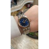 Ferro Quartz Çelik Rose/gri Lacivert Kadran 32 mm Kadın Kol Saati - Rose - Gri