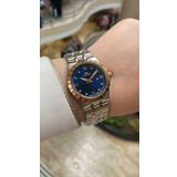 Ferro Quartz Çelik Rose/Gri Lacivert Kadran 32 Mm Kadın Kol Saati