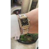 Ferro Quartz Çelik Sarı Gri Siyah Kadran 28 mm Kadın Kol Saati