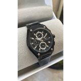 Ferro Quartz Çelik Siyah 44 mm Fonksiyonları Aktif Erkek Kol Saati - Gri