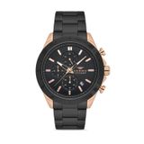 Ferro Quartz Celik Siyah 44 Mm Fonksiyonlari Aktif Erkek Kol Saati