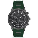 Ferro Yeşil Silikon Kordon Erkek Kol Saati FM31360D-ZJ2 - Gri - Yeşil