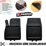 Ferrous 4D Havuzlu Kauçuk Üniversal Paspas Ön 2 Parça - Her Araca Uyumlu