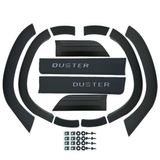 ferrous autoaccessories Dacia Duster ile Uyumlu Gri Yazılı Kapı ve Çamurluk Koruma Premium Dodik Seti 2018 ve Üstü