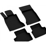 Ferrous Bmw 5 Serisi F10 MAKYAJLI-F11 Sw 2013-2016 4d Havuzlu Kauçuk Paspas Bmy - Siyah