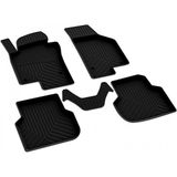 Ferrous Volkswagen Jetta 6 2011-2018 4d Havuzlu Kauçuk Paspas Bmy - Siyah