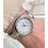 Ferrucci Çelik Modern Şık Tasarım Kadın Kol Saat+Bileklik - Silver