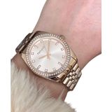 Ferrucci Çelik Şık Yeni Sezon Taşlı Kadın Kol Saat+Bileklik - Rose Gold