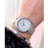 Ferrucci Çelik Su Geçirmez Zirkon Taşlı Modern Tasarım Kadın Kol Saati+Bileklik