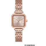 Ferrucci FC03587M.05 Rose Gold Renk Model Köşeli 25 mm Kadın Kol Saati