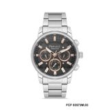 Ferrucci FCF03573M.03 Gümüş Renk Siyah Kadran Tüm Fonksiyonlar 42 mm Aktif Erkek Kol Saati