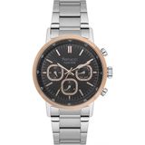 Ferrucci Gümüş Çelik Kordon Erkek Kol Saati L03422M.05 - Siyah - Gümüş