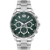 Ferrucci Gümüş Çelik Kordon Erkek Kol Saati L03577M.04 - Yeşil - Gümüş