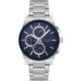 Ferrucci Gümüş Çelik Kordon Erkek Kol Saati L03595FM.2 - Lacivert - Gümüş